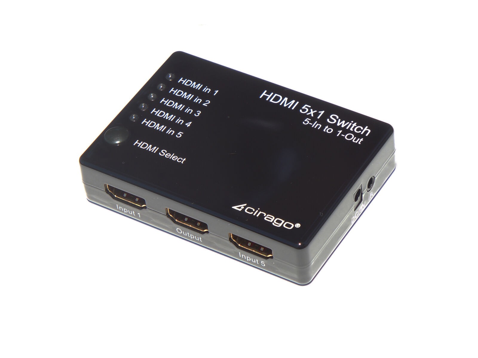 Cirago HDMI 5x1 Switch (5-In to 1-Out) HDMSWITCH5X1