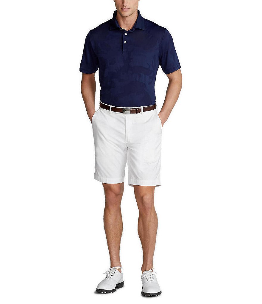 Polo Ralph Lauren RLX Golf Camo Classic-Fit Jersey Tech Performance Short-Sleeve Polo Shirt