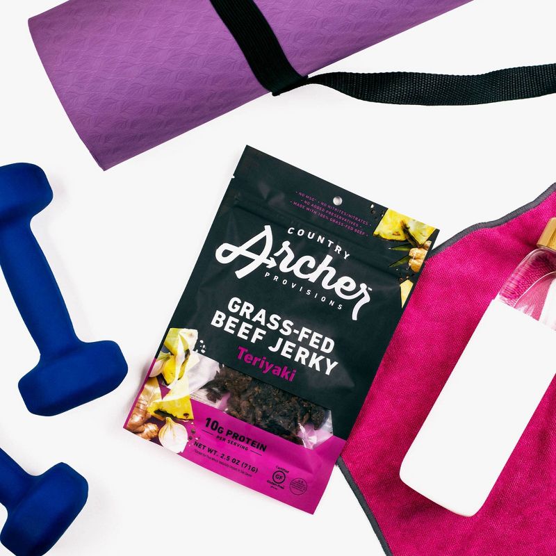 Country Archer All Natural Grass Fed Teriyaki Beef Jerky - 3oz