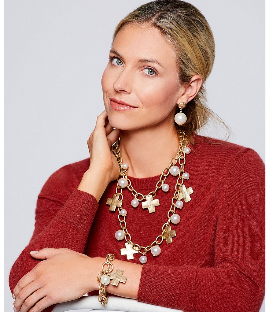 Southern Living Pearl Drop Earrings