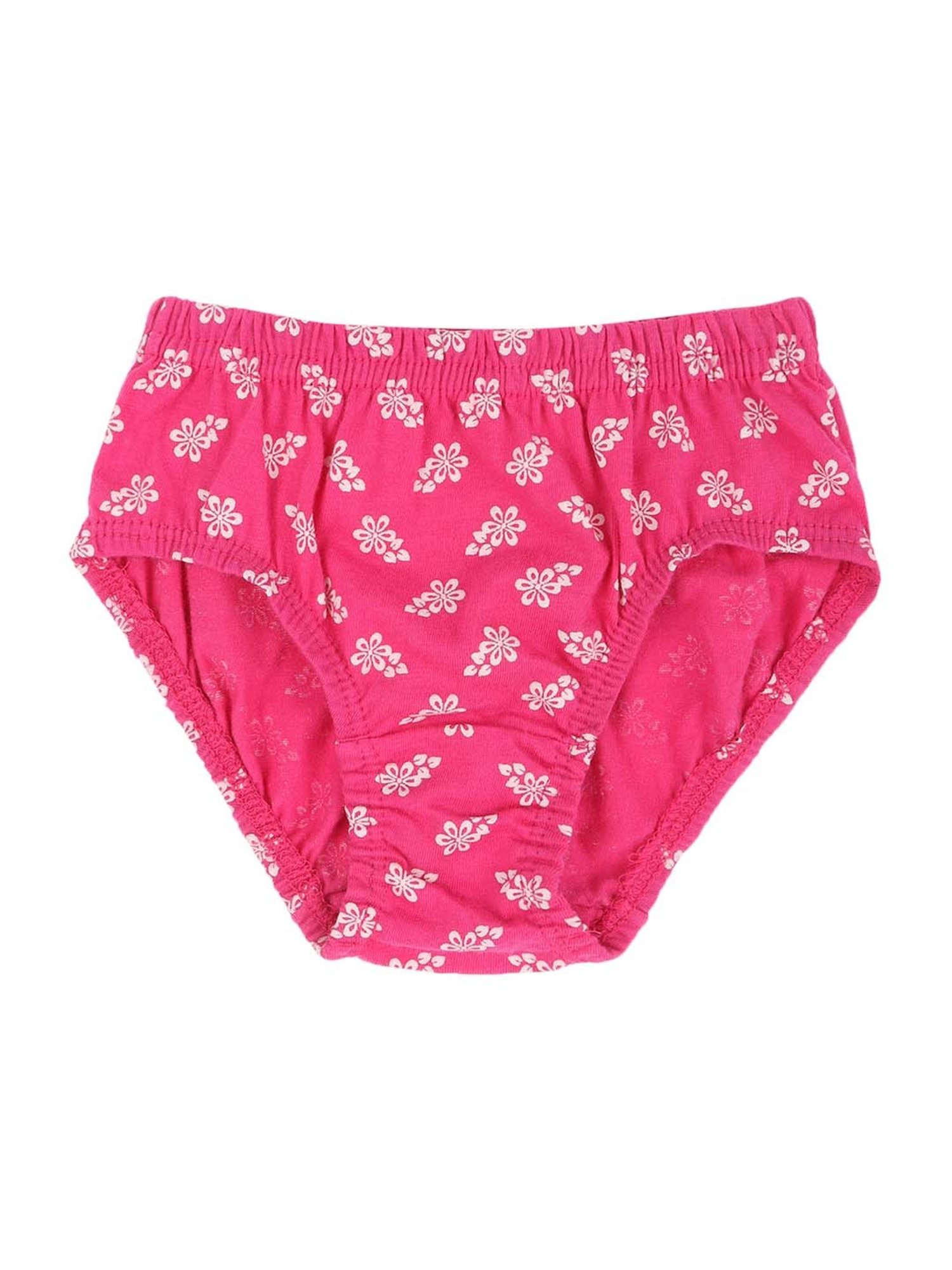 D'chica Kids Multicolor Cotton Printed Panties - Pack of 6