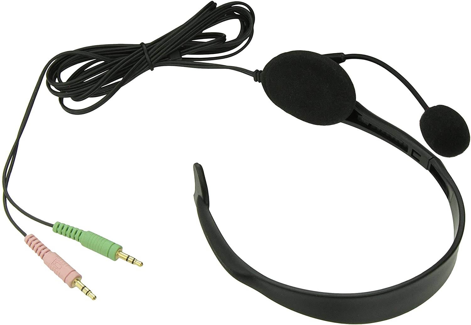 20 Pack LOT Cyber Acoustics AC-100B Monaural Headset w/ Noise-Canceling Mic