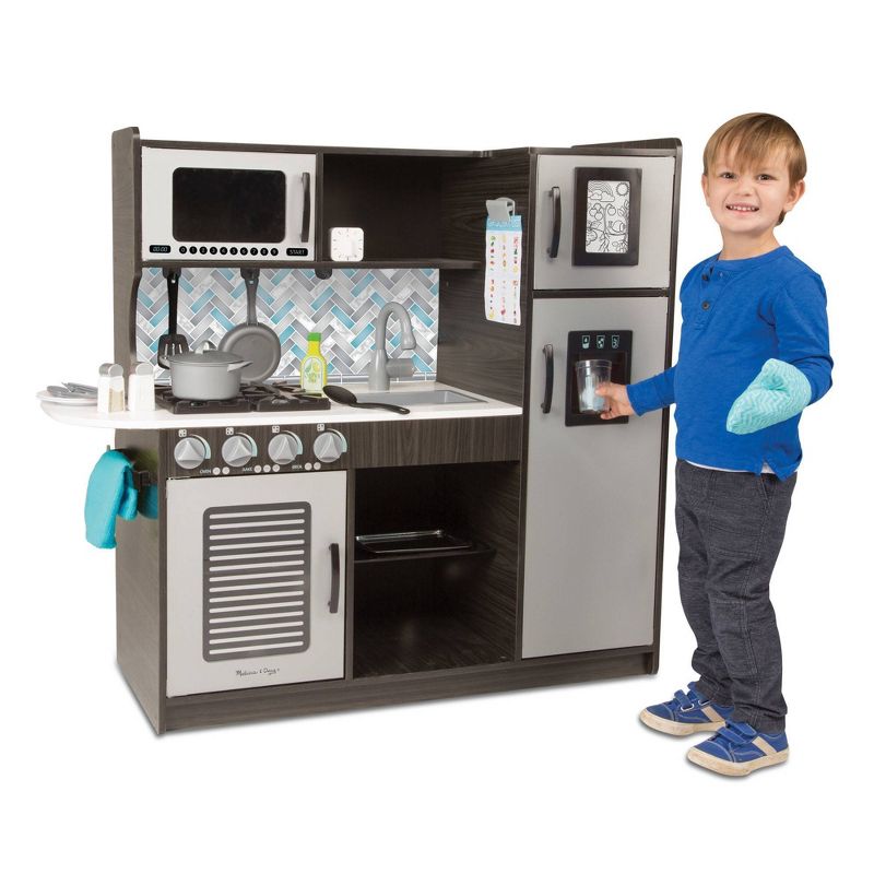 Melissa & Doug Chef's Kitchen Pretend Play Set - Charcoal