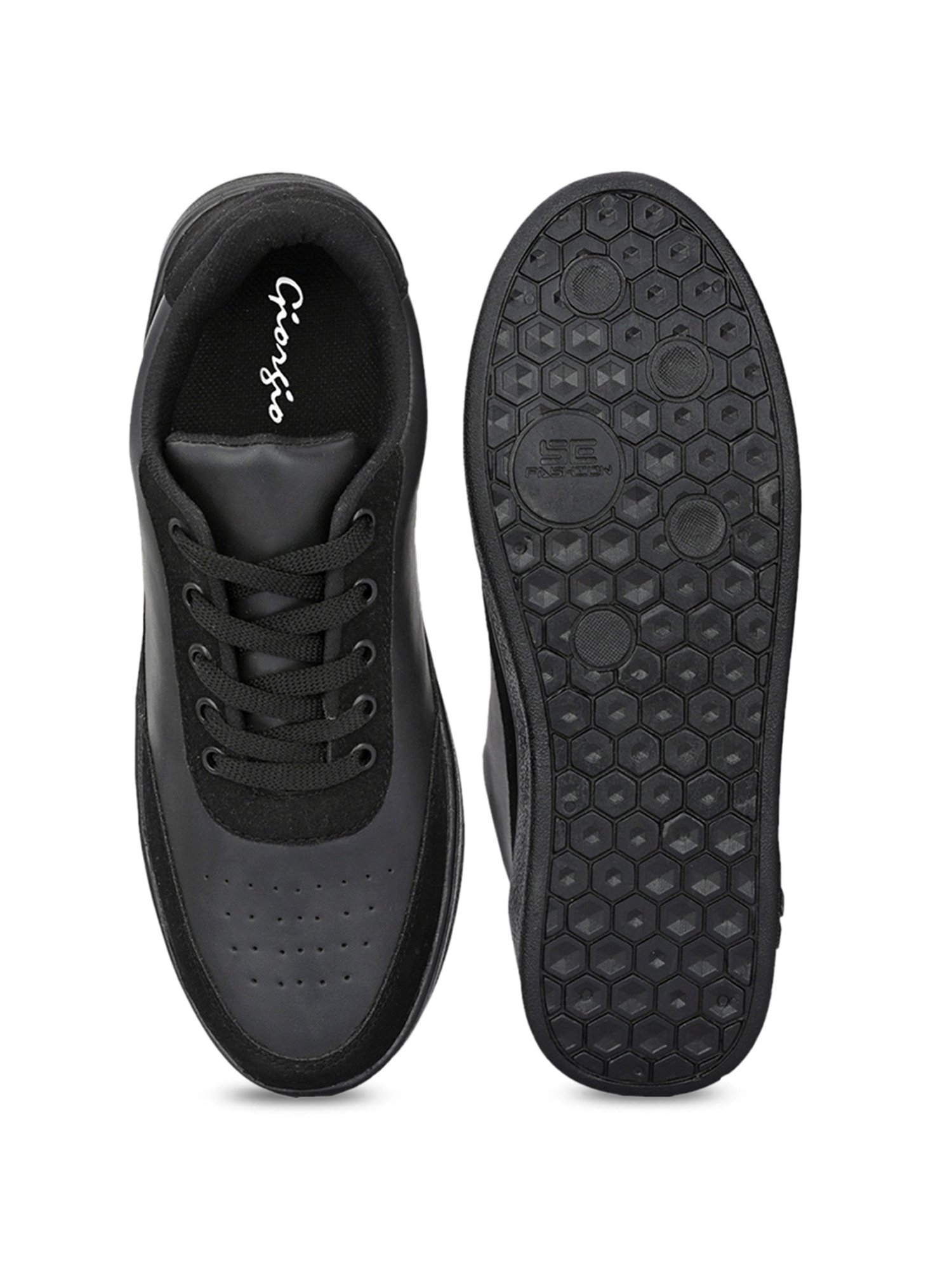 Giorgio Men's Black Casual Sneakers