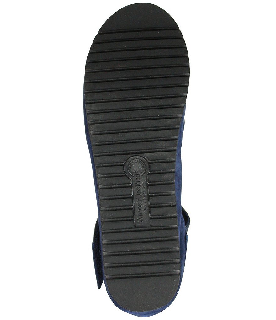 L'Amour Des Pieds Amadour Suede Flatform Sandals