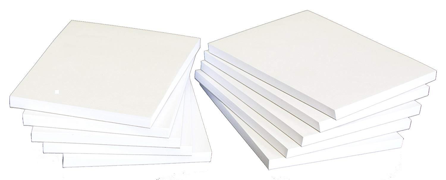 Note Pads - Memo Pads - Scratch Pads - Writing pads - 10 Packs with 50 sheets each! (4.25-x-5.5-inch)
