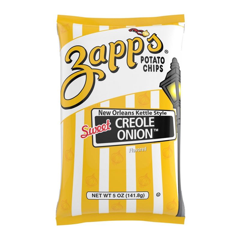 Zapp's New Orleans Kettle Style Sweet Creole Onion Kettle Chips - 5oz