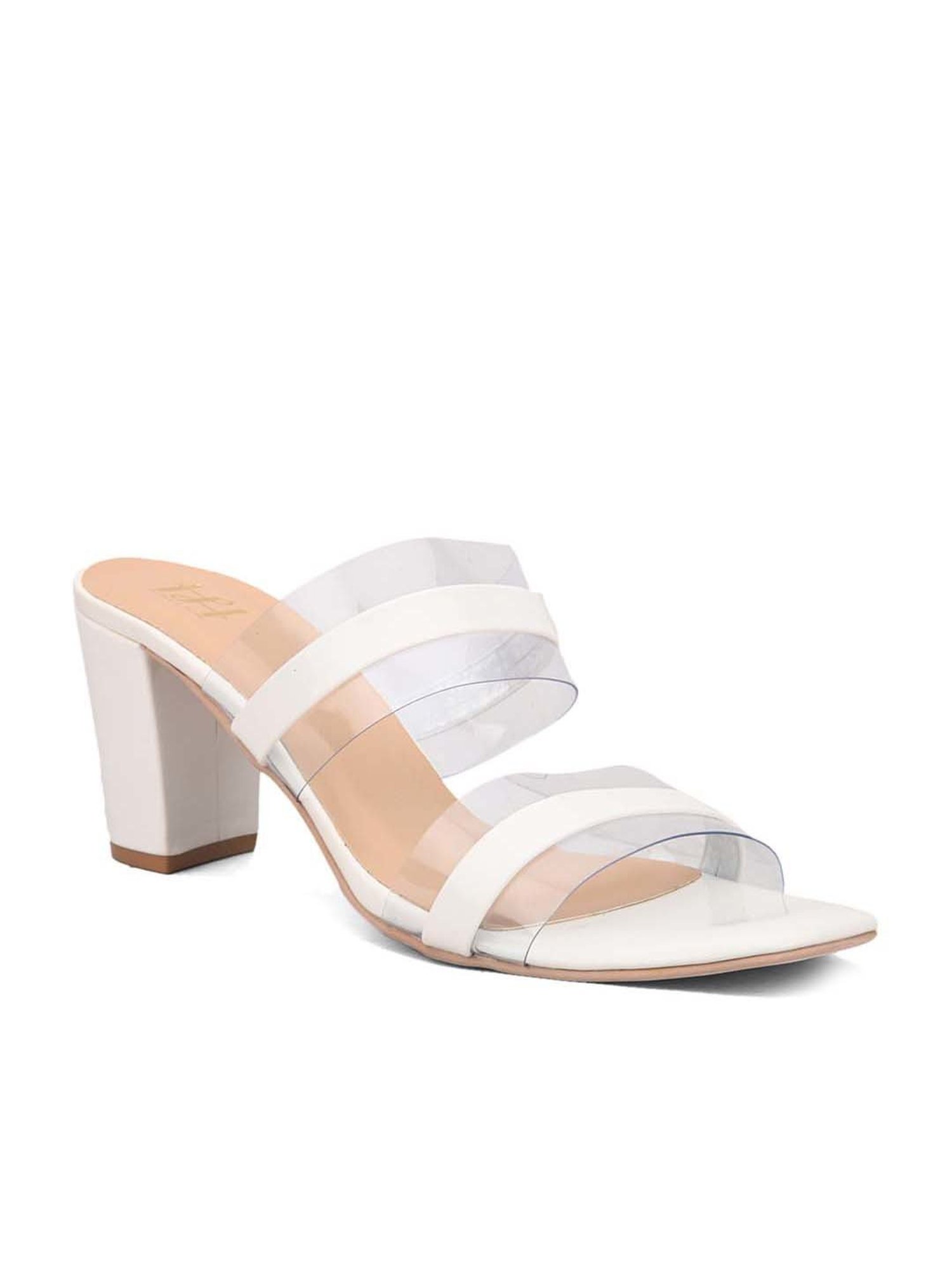 Hydes N Hues Women's White Casual Sandals
