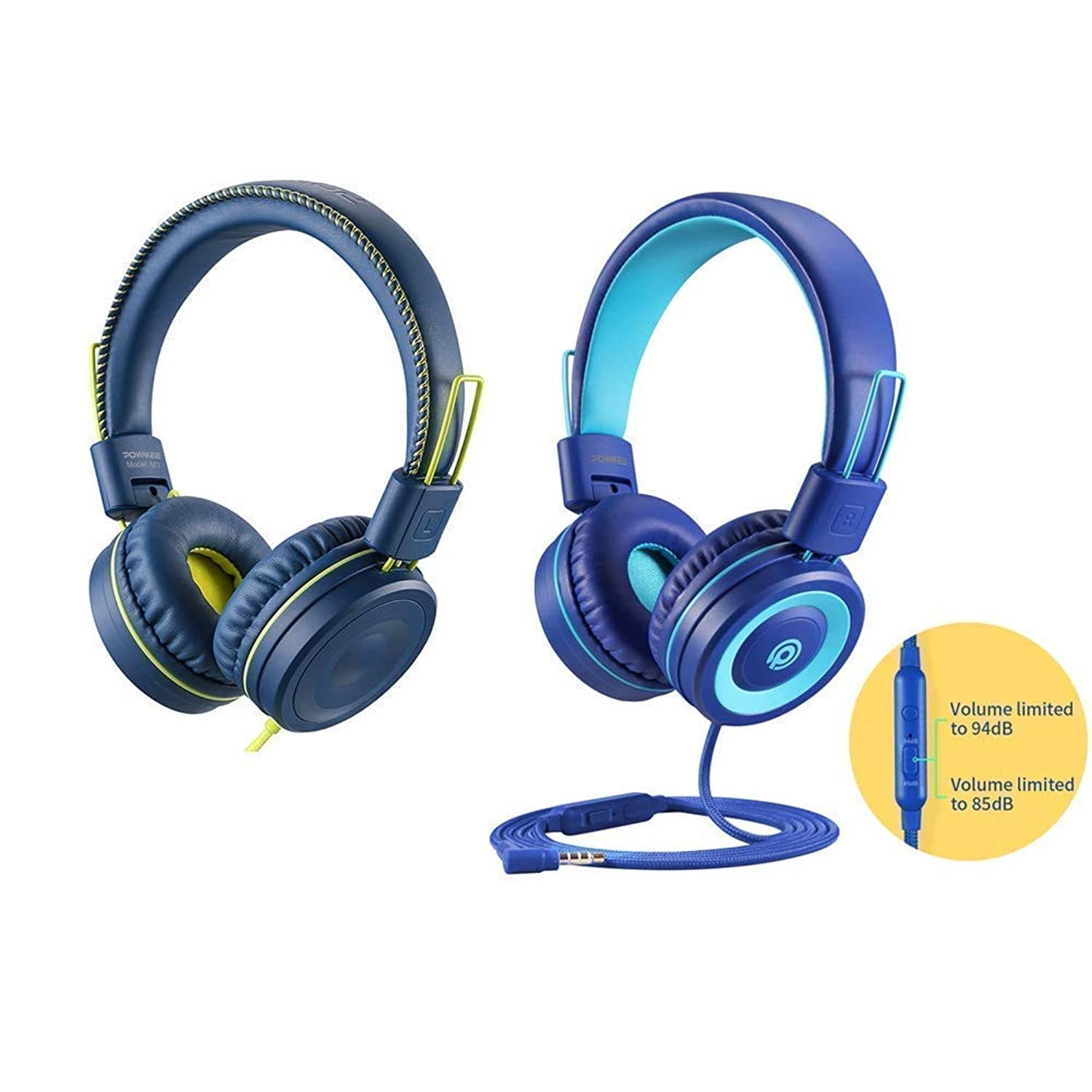 POWMEE M1 Kids Headphones & POWMEE P10 Kids Headphones