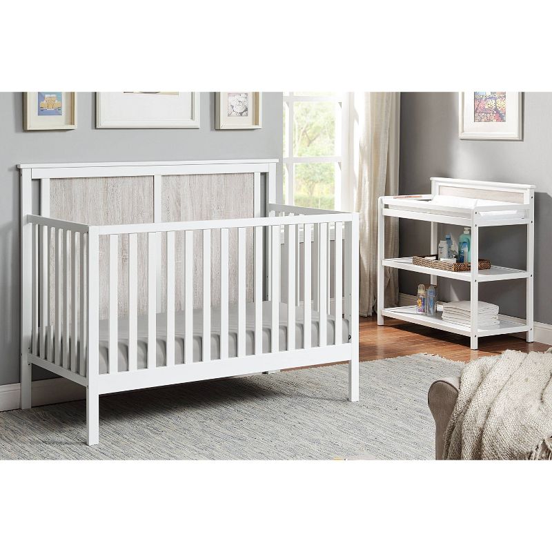 Suite Bebe Connelly Crib - White/Rockport Gray