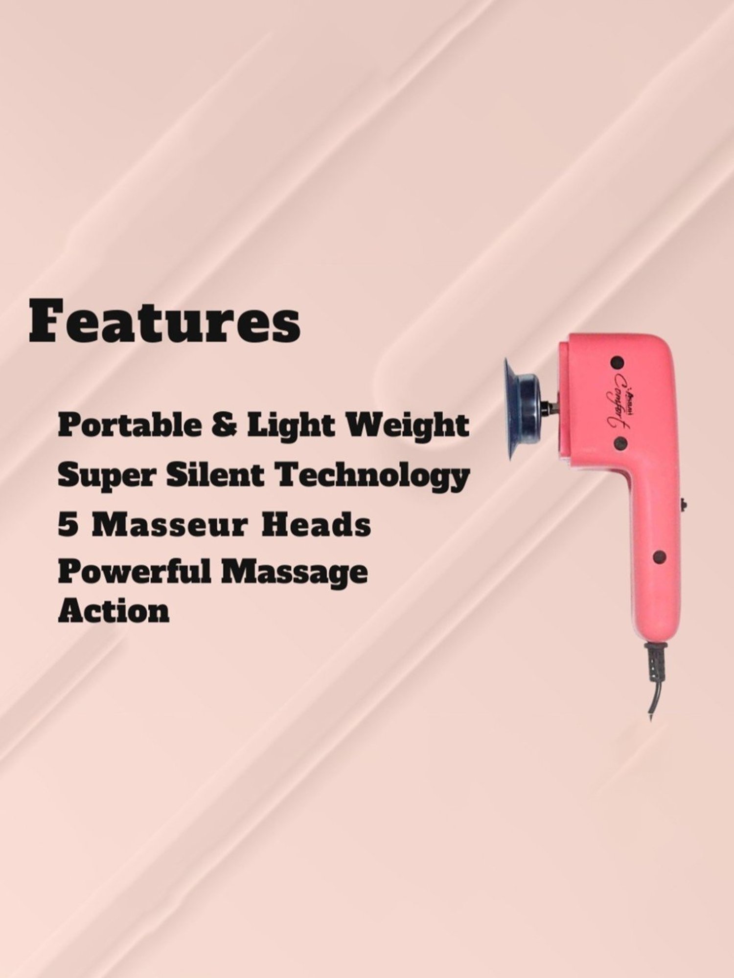 Asbah Professional Electric Handheld Comfort Massager