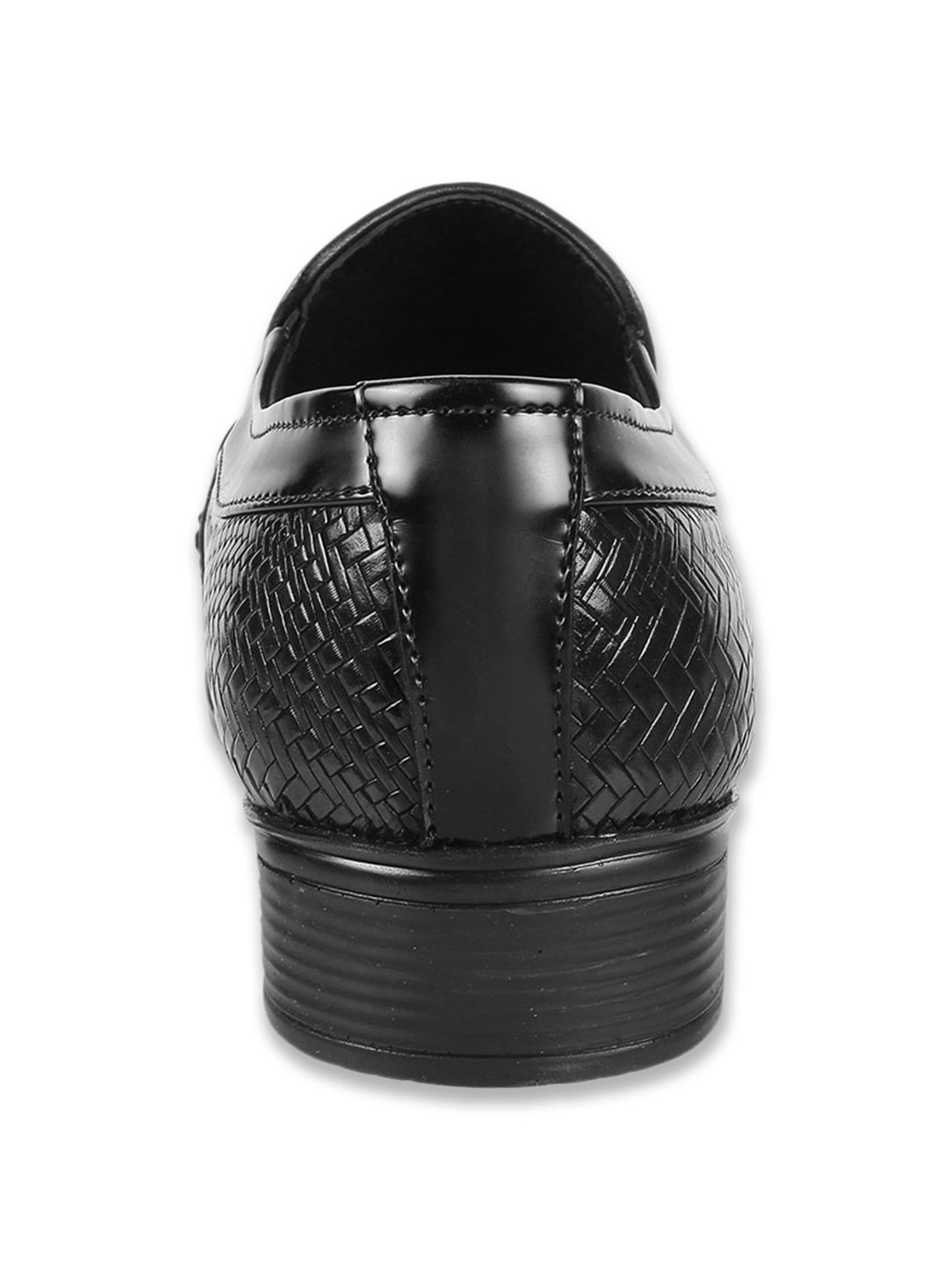 Metro Men's Black Formal Loafers