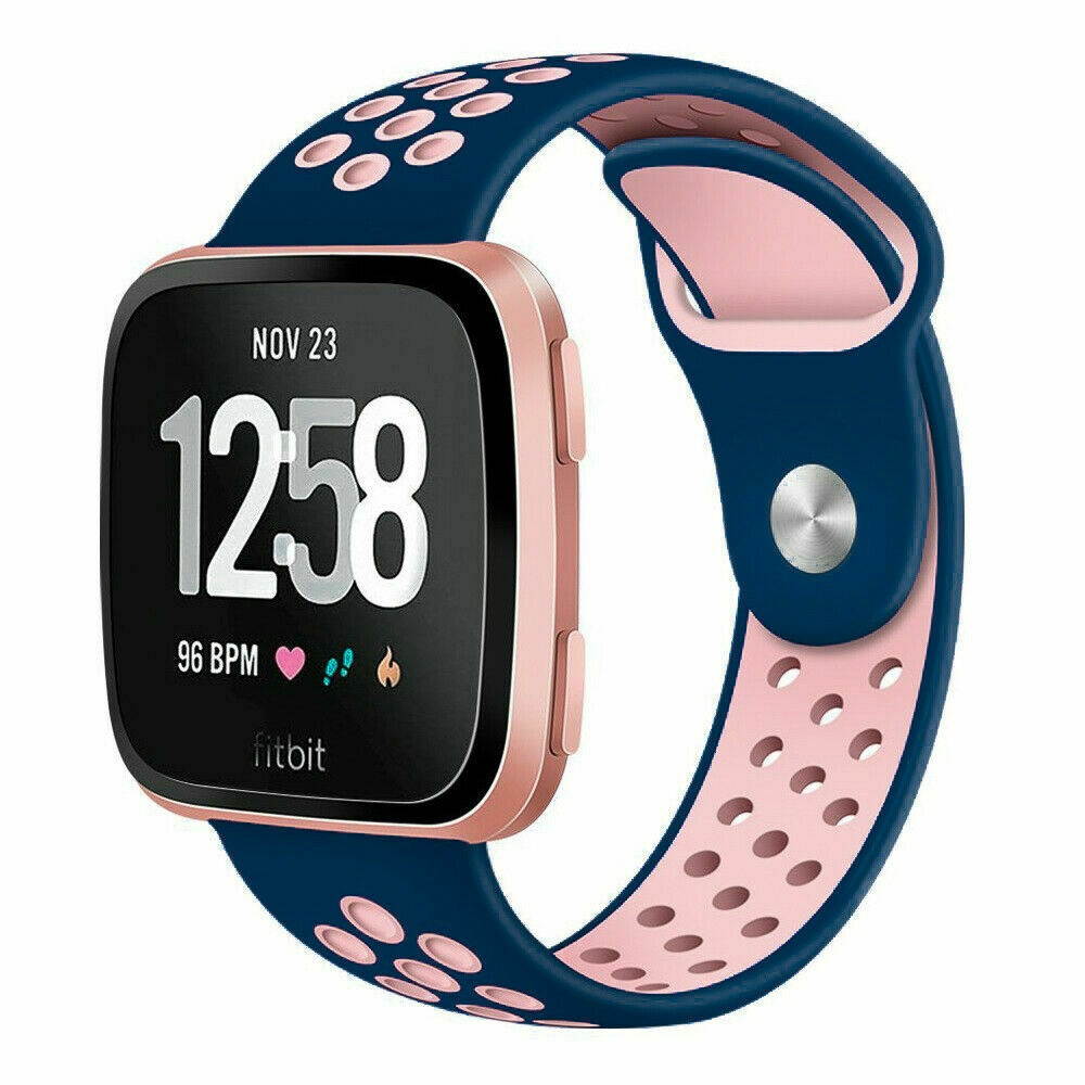 For  Versa Wristband Strap Sport Breathable Silicon Replacement Watch Band