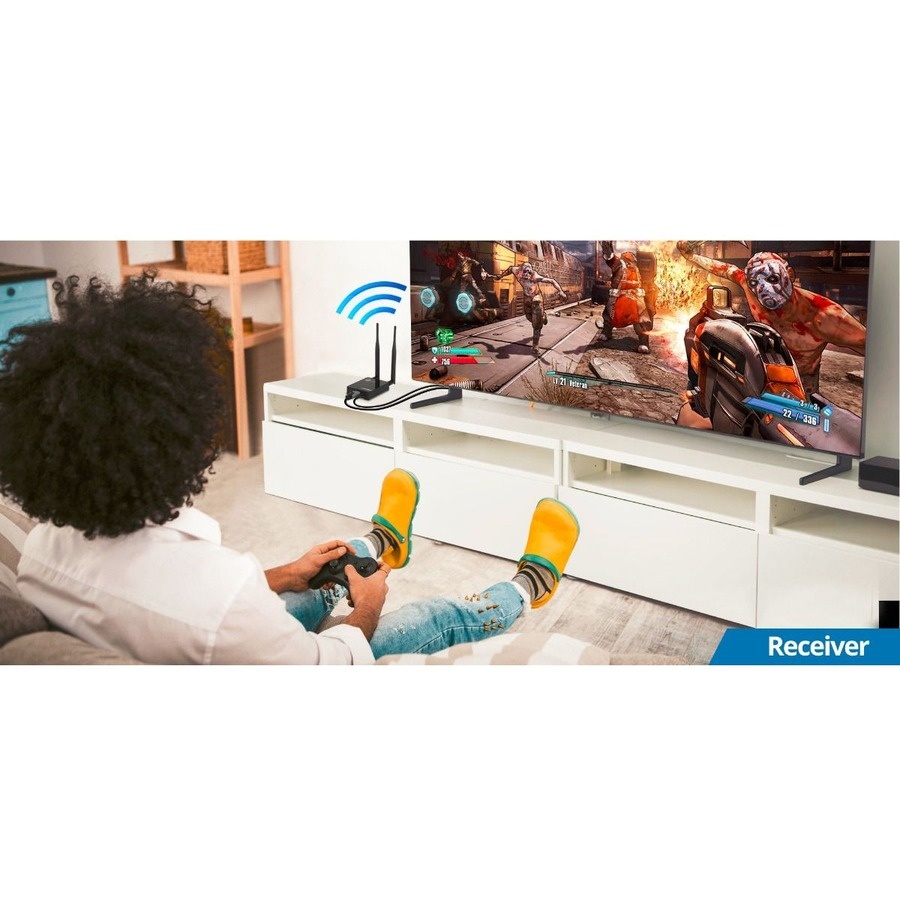 SIIG Dual Antenna 5G Wireless 1080p HDMI Extender with IR 100M CEH26X11S1