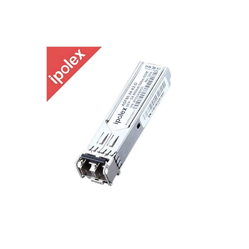 SFP MultiMode 1000BaseSX Transceiver Module for Cisco GLCSXMMD Cisco Meraki Ubiquiti Netgear DLink Supermicro Mikrotik MMF 850nm 550Meter LC DDM