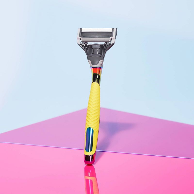 Harry's Pride Shave Set – 5-Blade Razor + 3ct Blades + 1 Foaming Shave Gel - 4oz