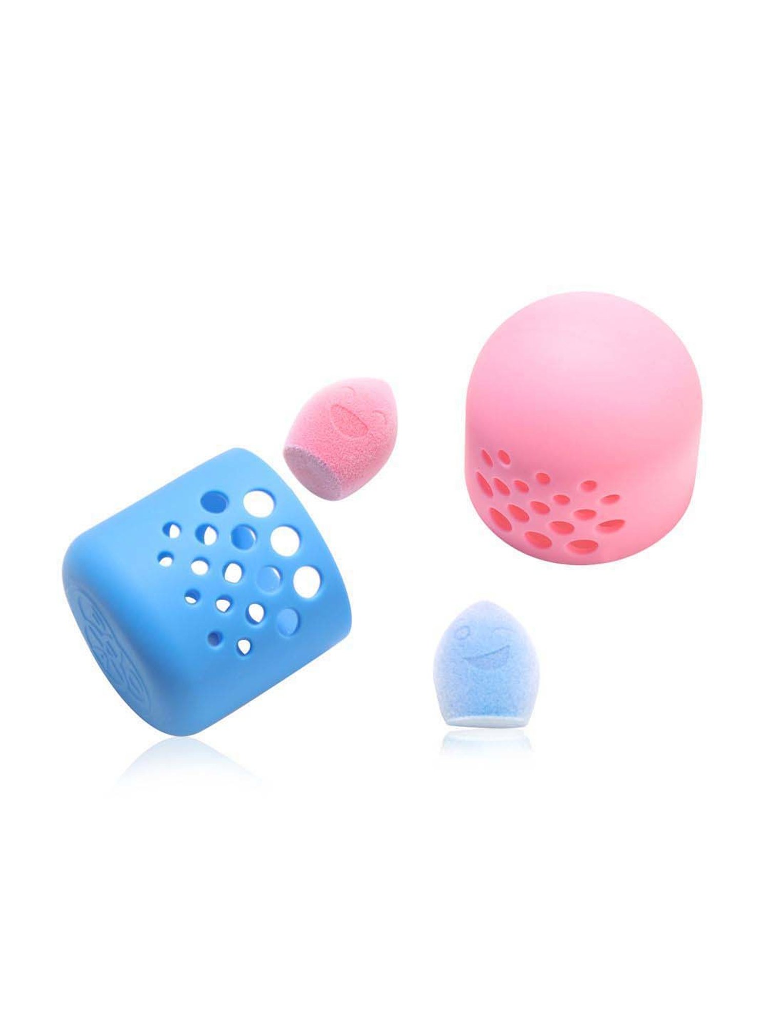 PAC Nano Bounce Water Drop Cut, Olive Cut Blue & Pink - 2 Pcs