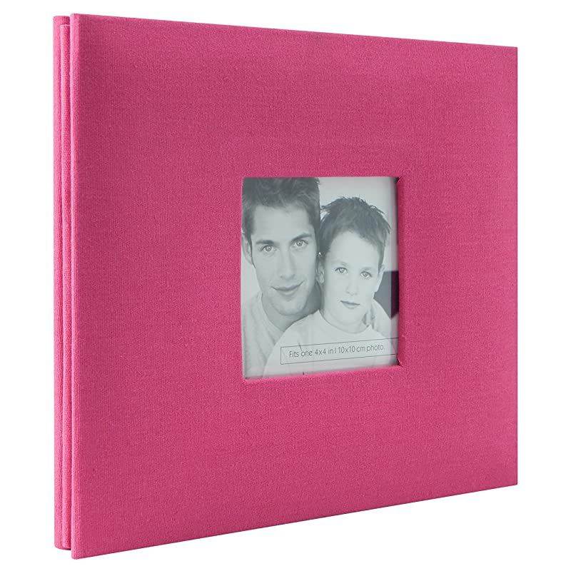96x85 Inch Fashion Fabric Album with 8x8in Pages Pink 802816