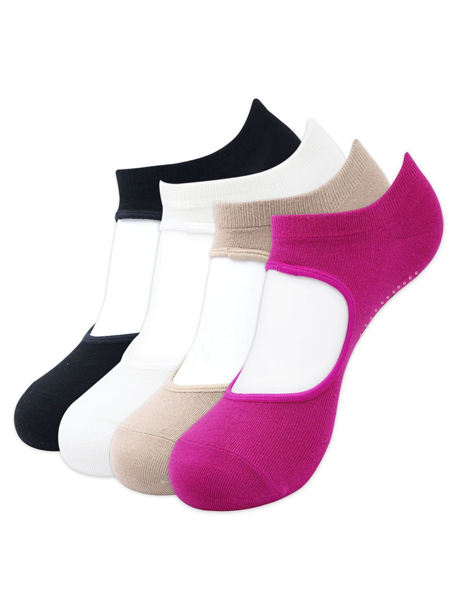 Women's 3pk Sheer Dot and Opaque Trouser Socks - A New Day™ Black 4-10