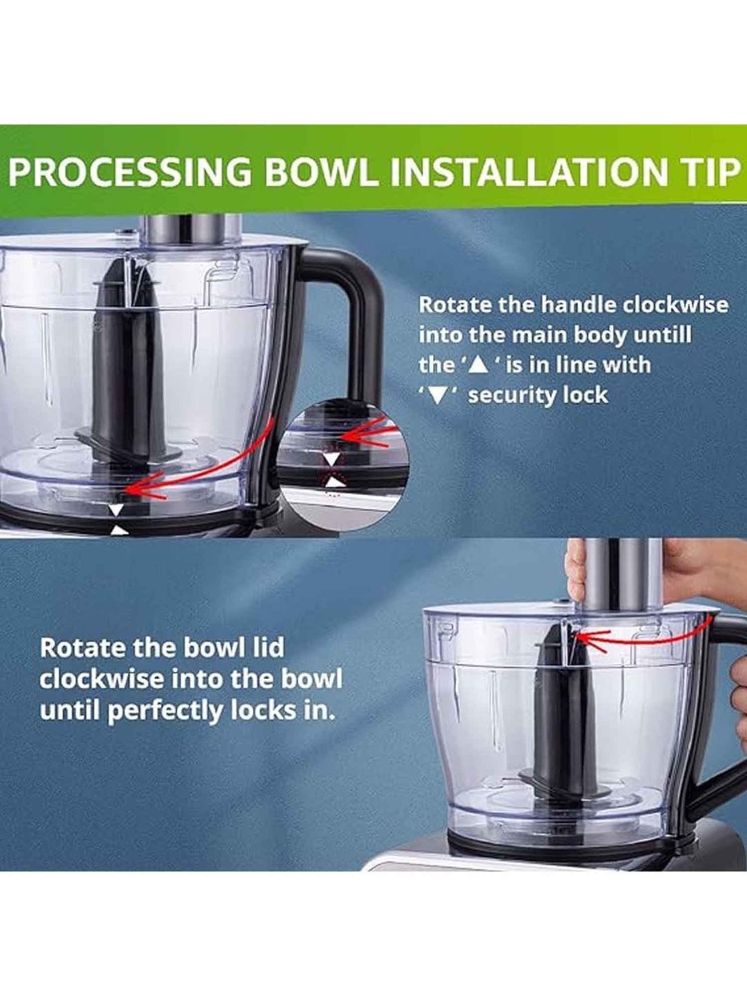 Inalsa 1000W Food Processor