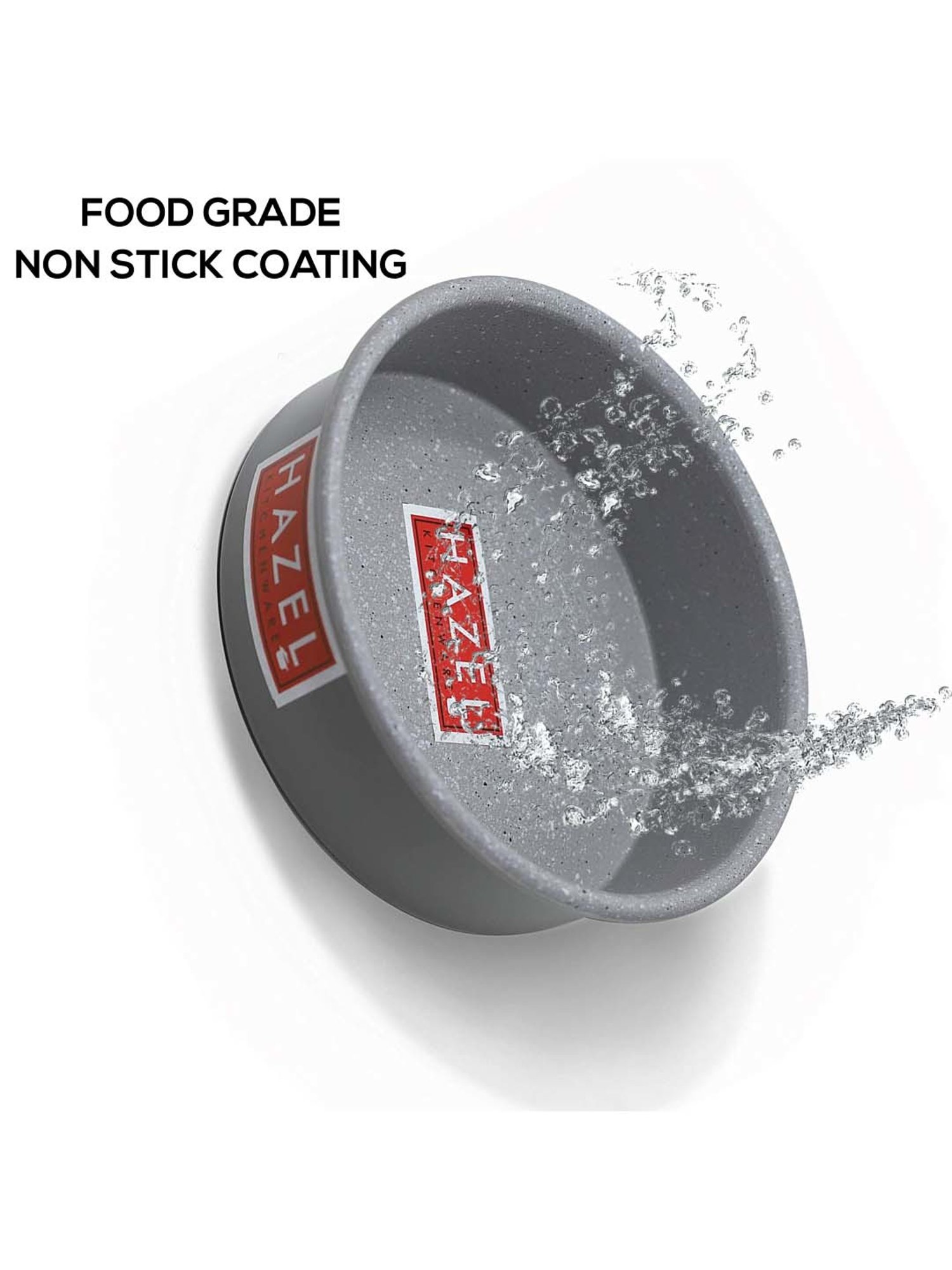 HAZEL Grey Aluminium 21.3 cm Non-Stick Cake Mould (2 L) - Set of 1