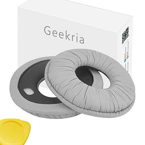 Geekria Earpad for Sony MDR-V150 V200 V250 V300 V400 ZX300 Headphones Replacement Ear Pad / Ear Cushion / Ear Cups / Ear Cover / Earpads Repair Parts with Repair Tool (Gray)