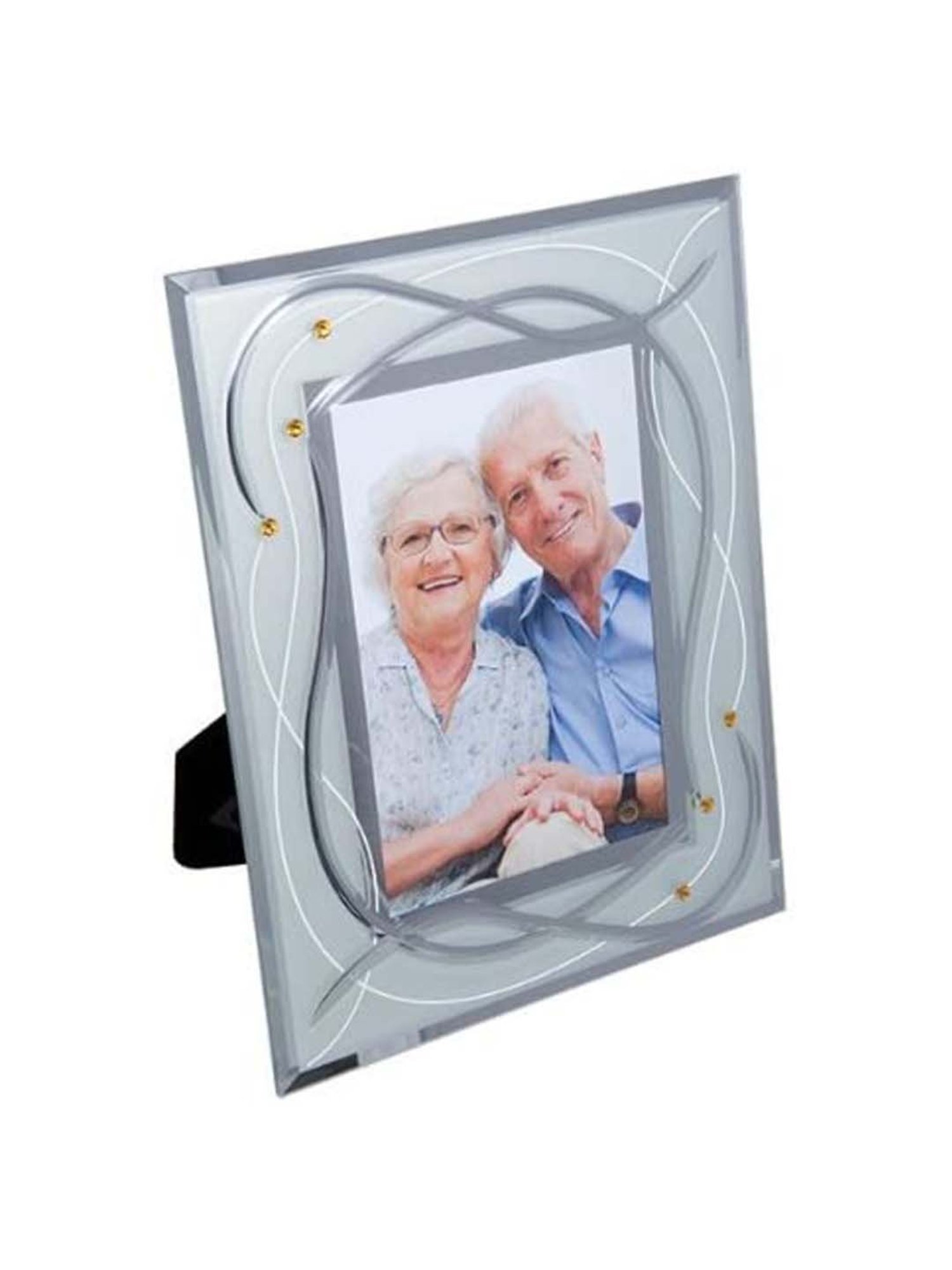Dartington Transparent Crystal Medium Photo Frame - Set of 1