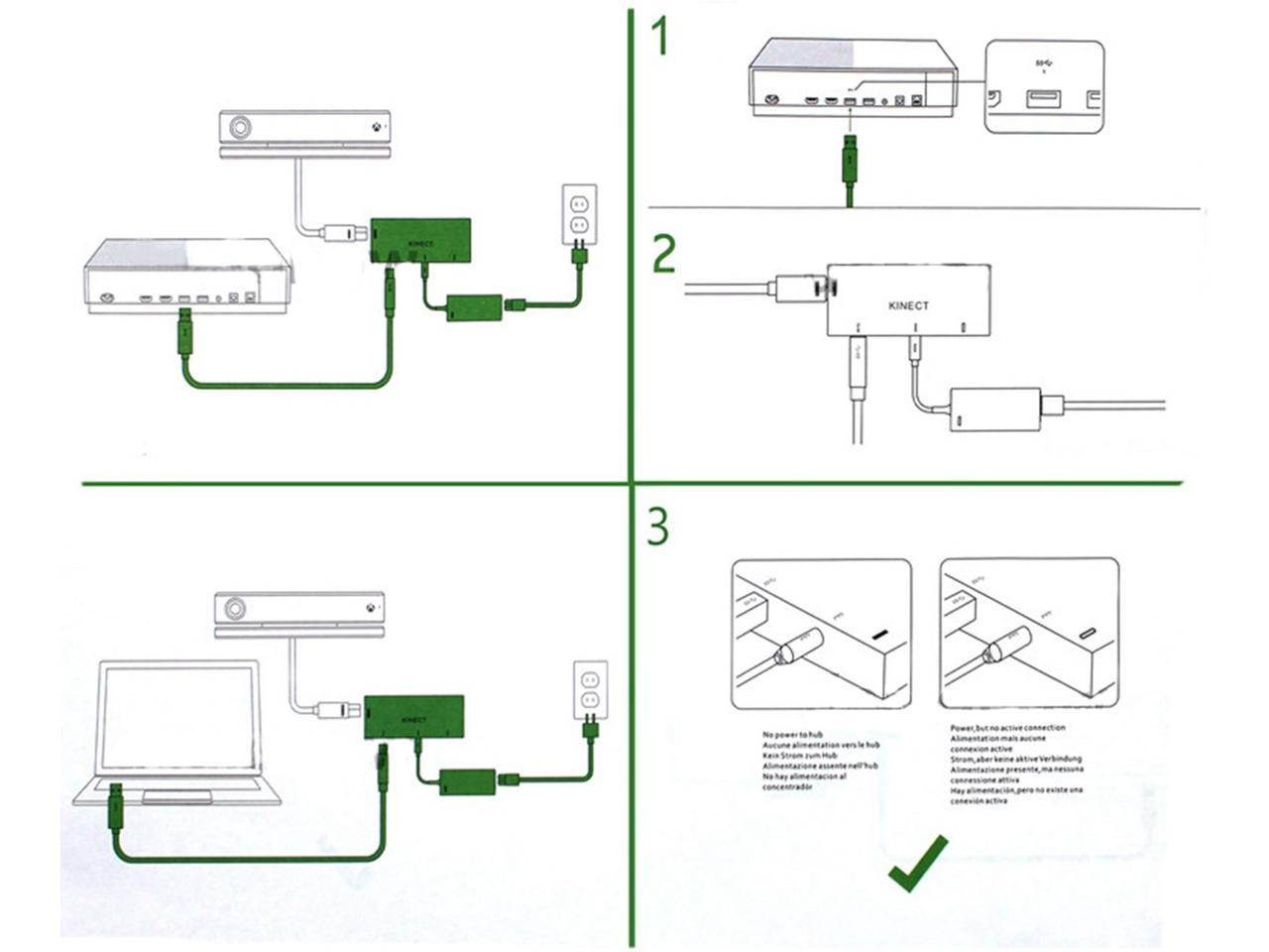 Xbox Kinect Adapter for Xbox One S/X and Windows 10 PC