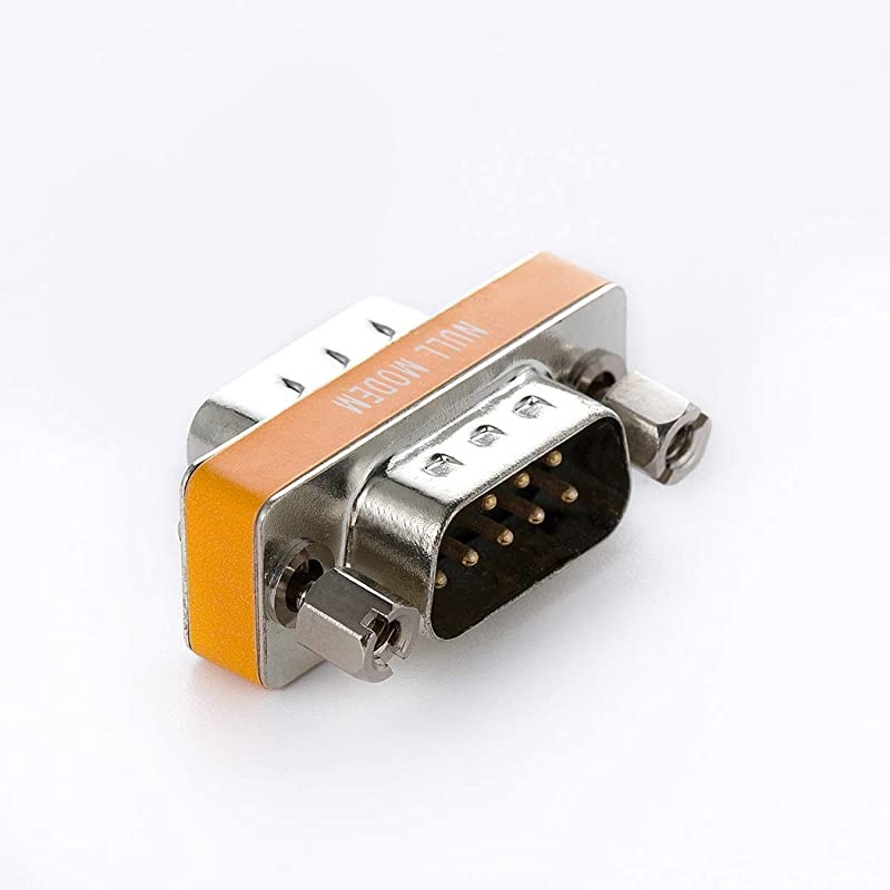 Null Modem Adapter Male to Male 2 Pack