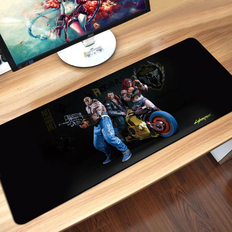 HISPETECH Large Gaming Mouse Pad for Cyberpunk 2077 Judy Alvarez V Samurai XL Computer Mousepad Custom
Speed Desk Mat For Laptop
