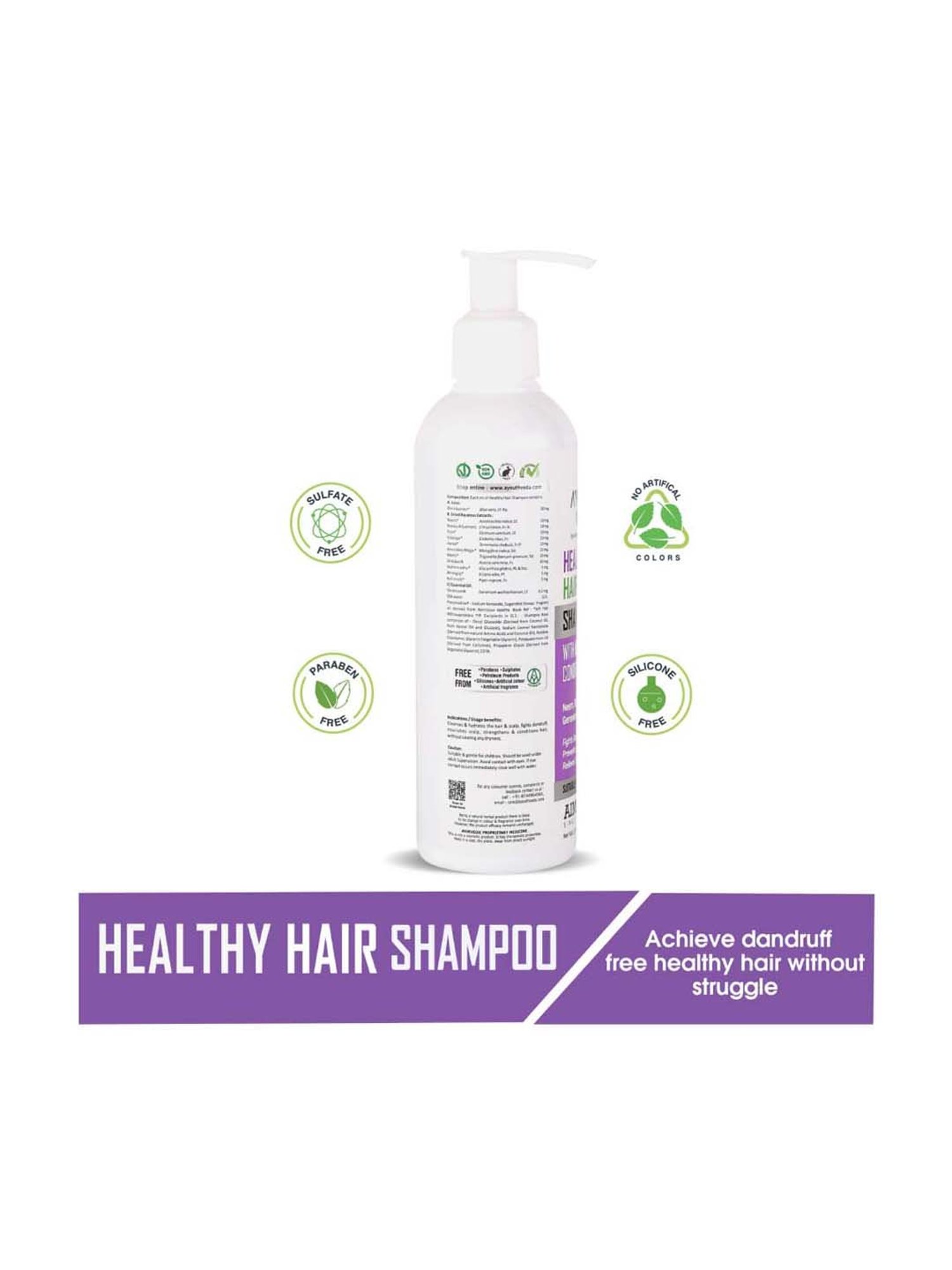 AyouthVeda Healthy Hair Shampoo - 200 ml