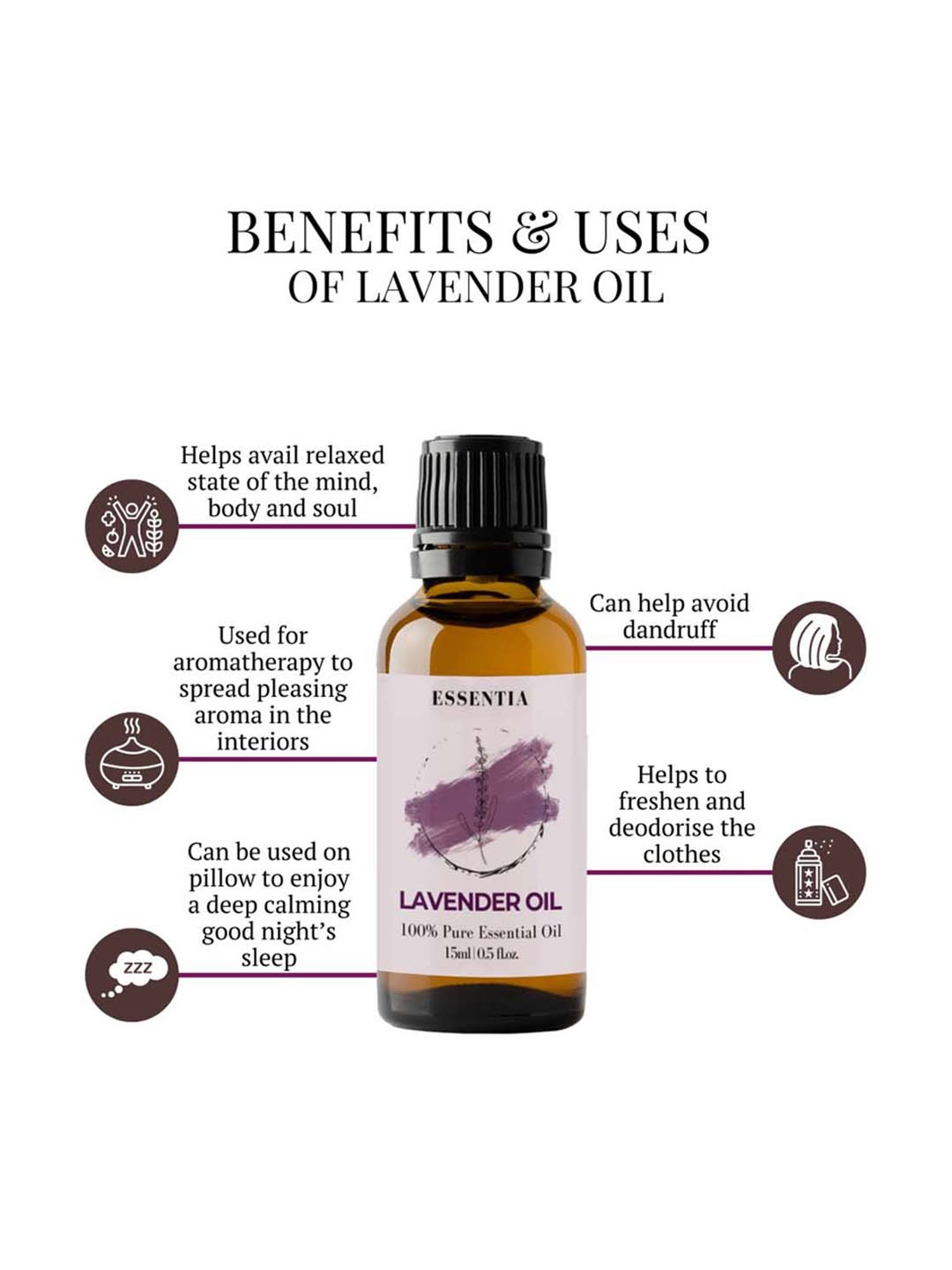 Essentia Extracts Lavender Essential Oil Pack of 2 - 30 ml