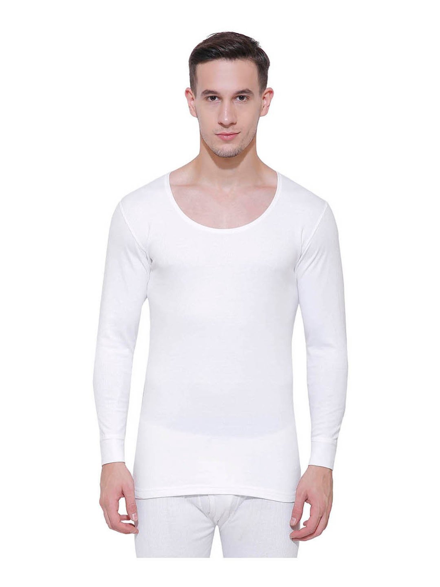 Bodycare Insider Off White Regular Fit Thermal Top
