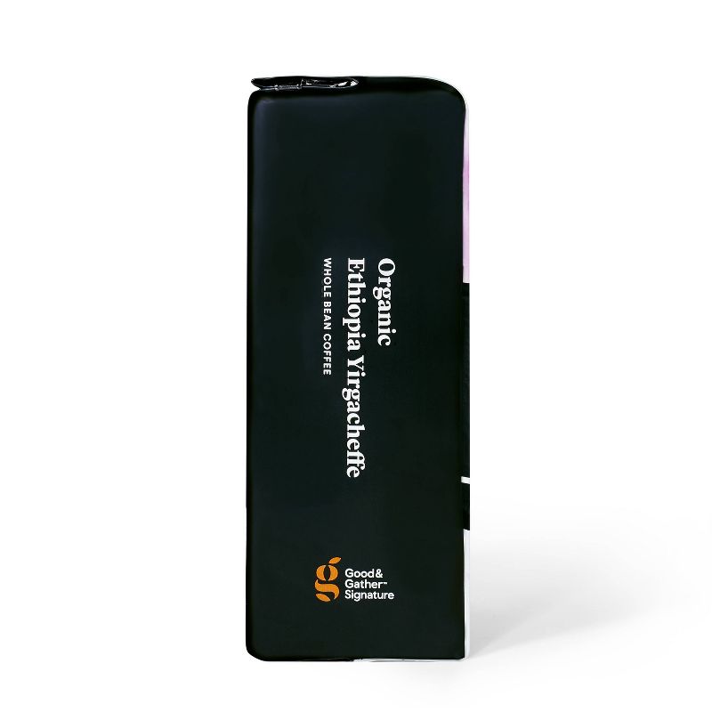 Signature Organic Ethiopian Yirgacheffe Light Roast Whole Bean Coffee - 12oz - Good & Gather™