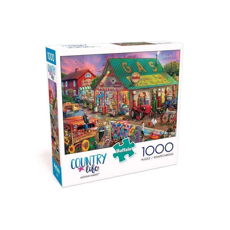 Buffalo Games Country Life: Antique Market Jigsaw Puzzle - 1000pc