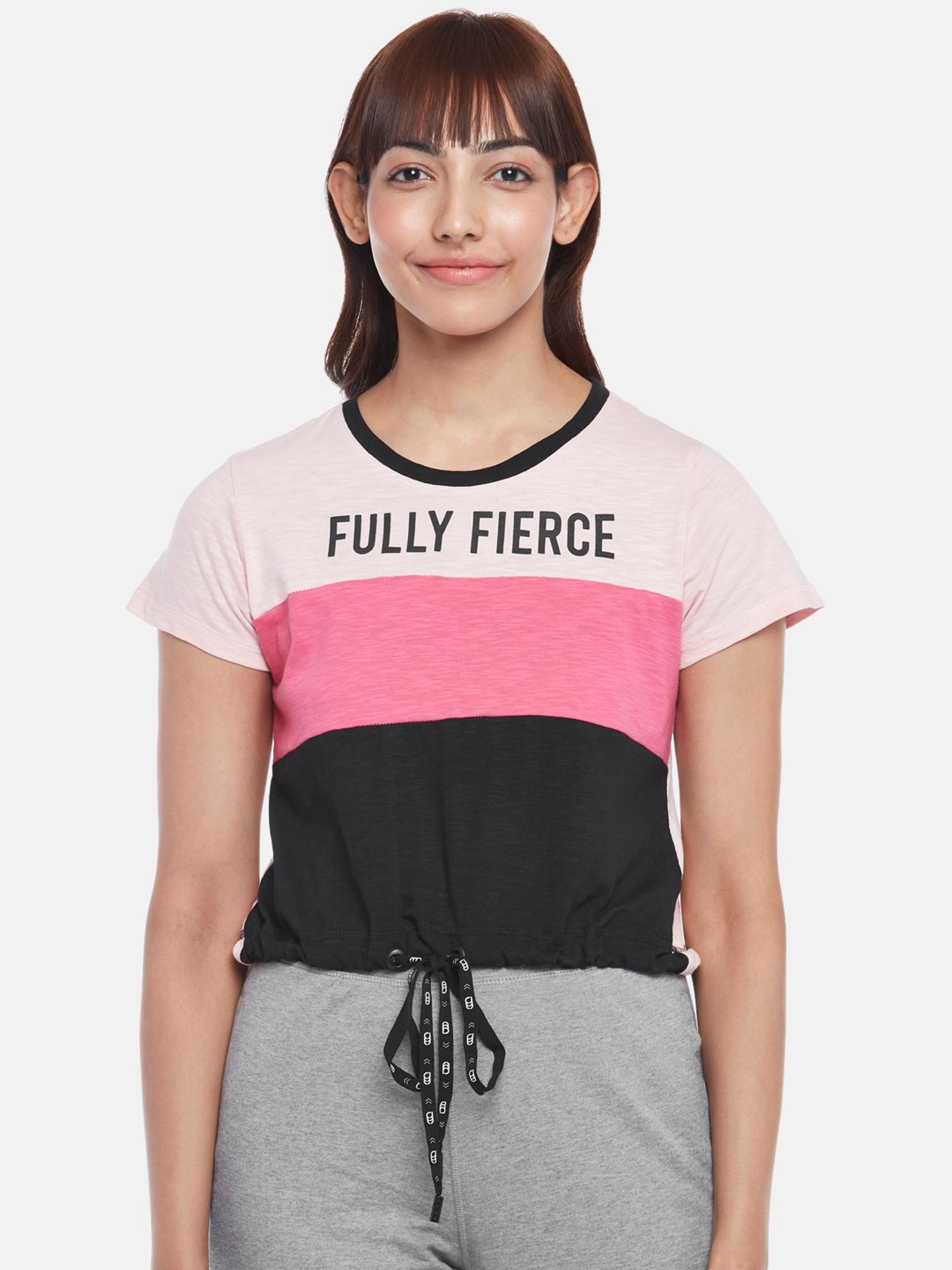 Ajile by Pantaloons Teal Green Cotton Joggers