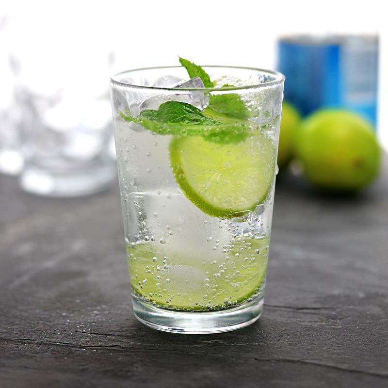 Pasabahce Space 8 Piece 7oz. Glass Juice Tumbler Cup Set