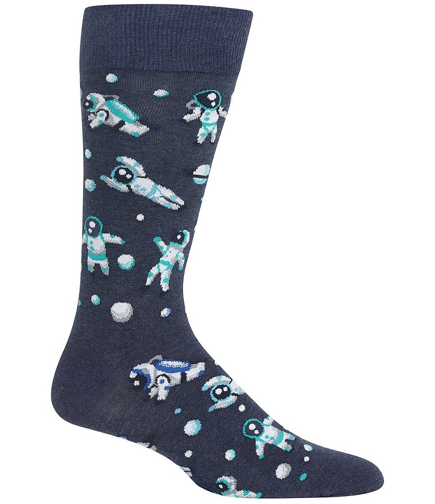 Hot Sox Astronauts Crew Socks