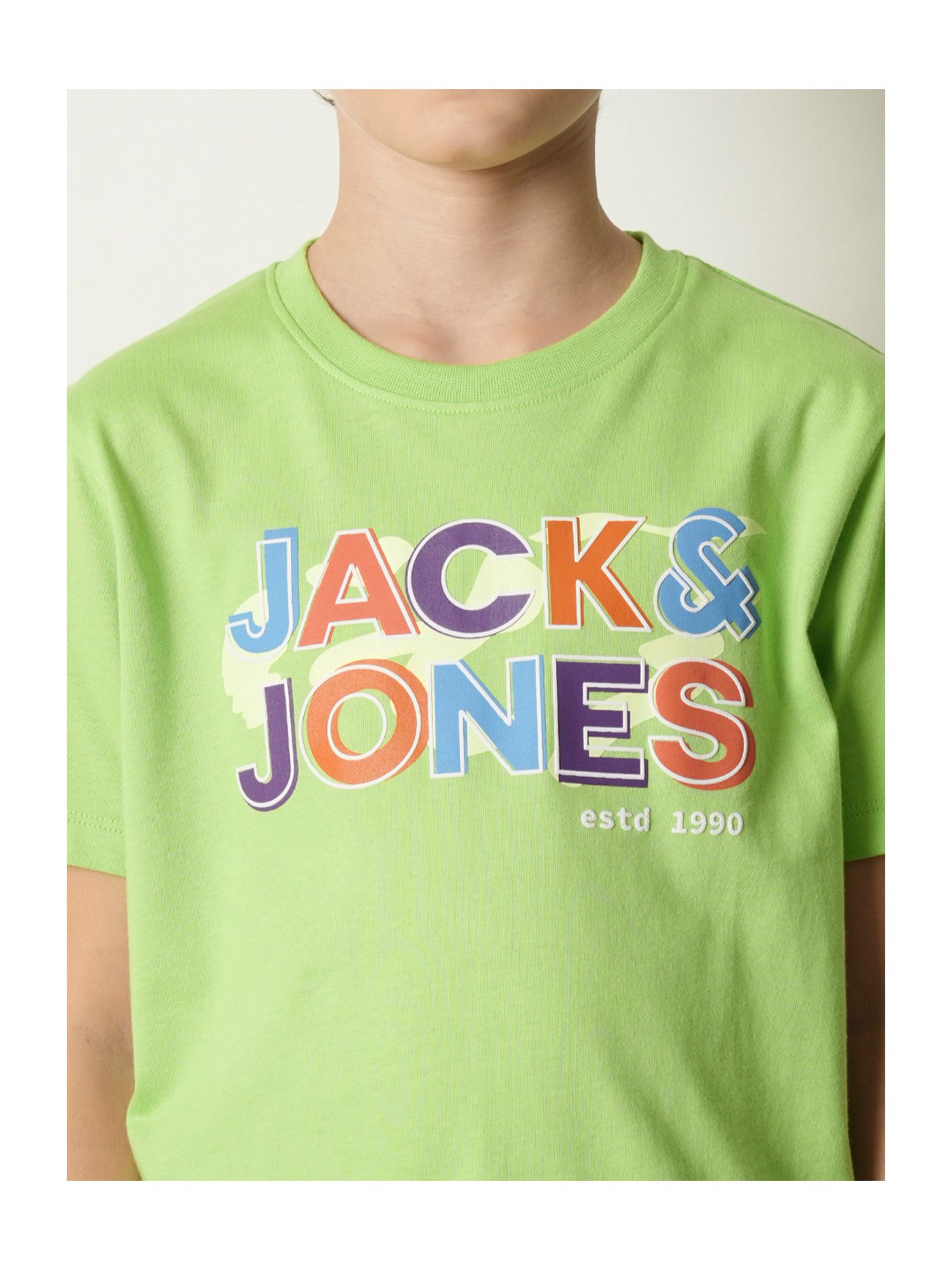 Jack & Jones Junior Green Graphic Print T-Shirt