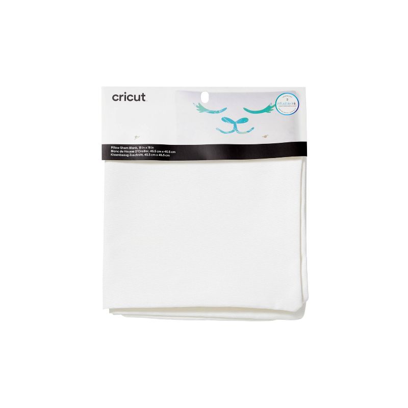 Cricut 18"x18" Infusible Ink Pillow Sham Blank - White