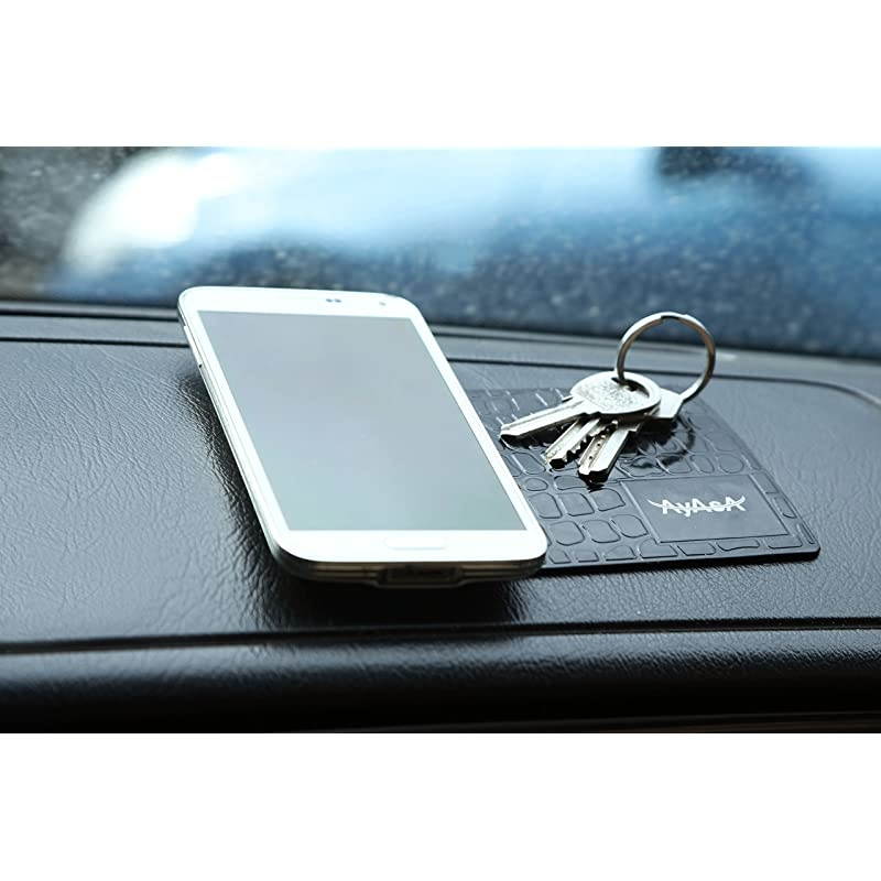 Sticky Pad Dash Mat Cell Phone Holder Holds Cell Phones Radar Detector GPS The Latest Sticky Mat Car Pad The Best Car Phone Accessories Dashboard Mat
