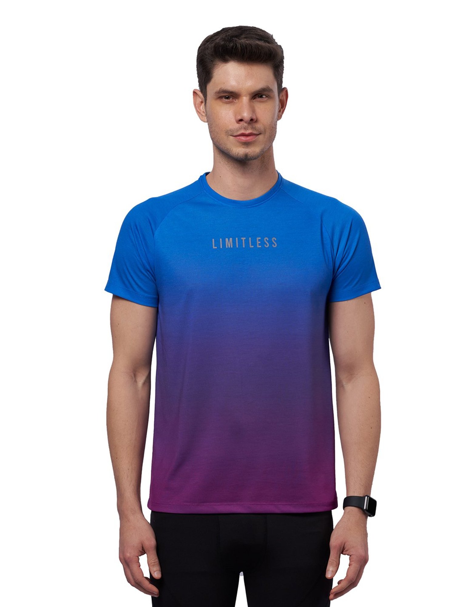 DOMIN8 Men Digital Print Training T-Shirt