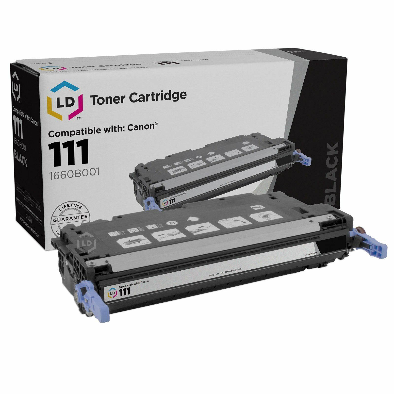 LD 1660B001 4PK Black Toner for Canon 111 MF9220 LBP5360 MF9280CD