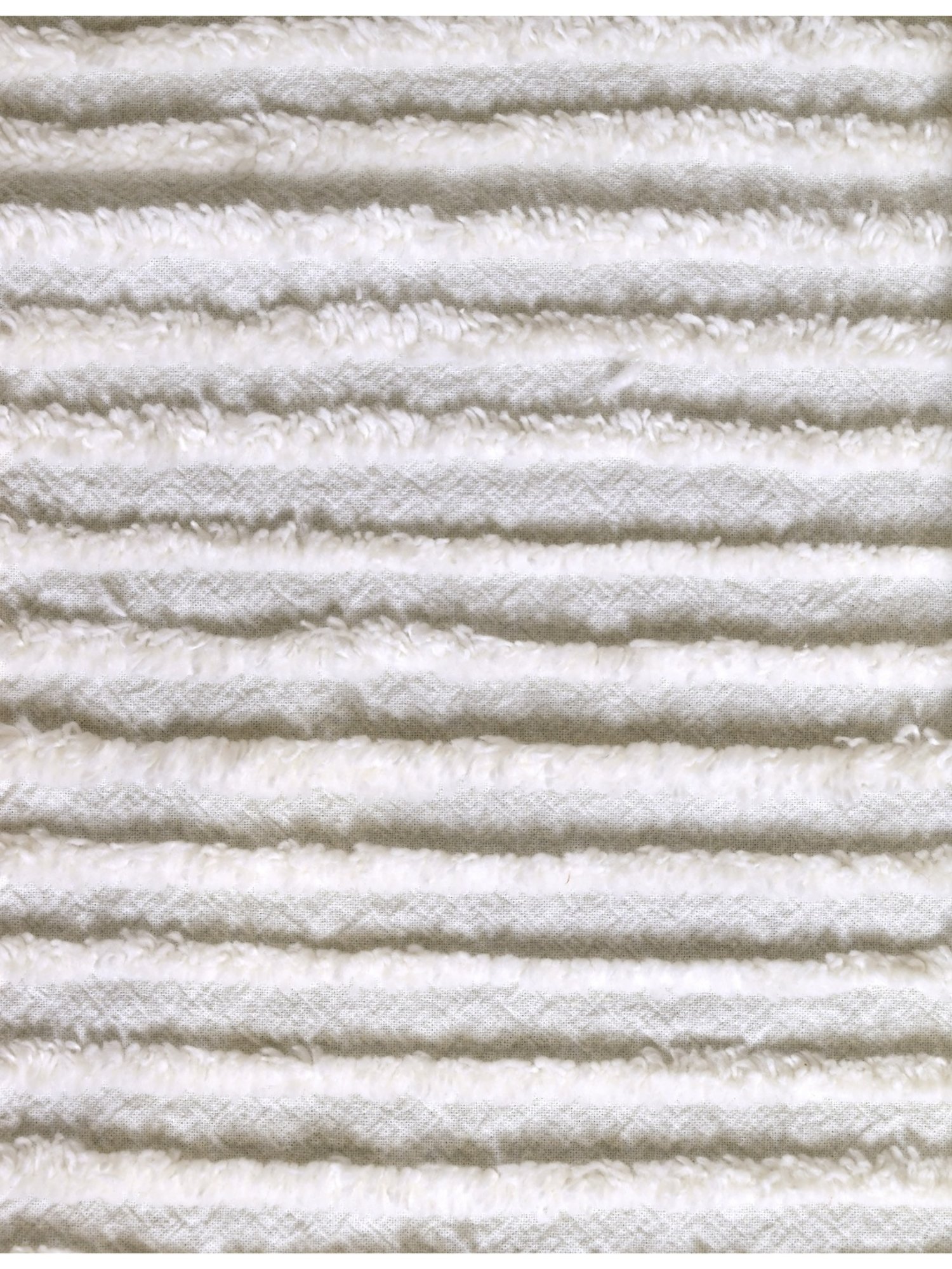 Nestasia Red & Cream Chevron Cotton Knitted Throw blanket with texture for Living Room or Bedroom