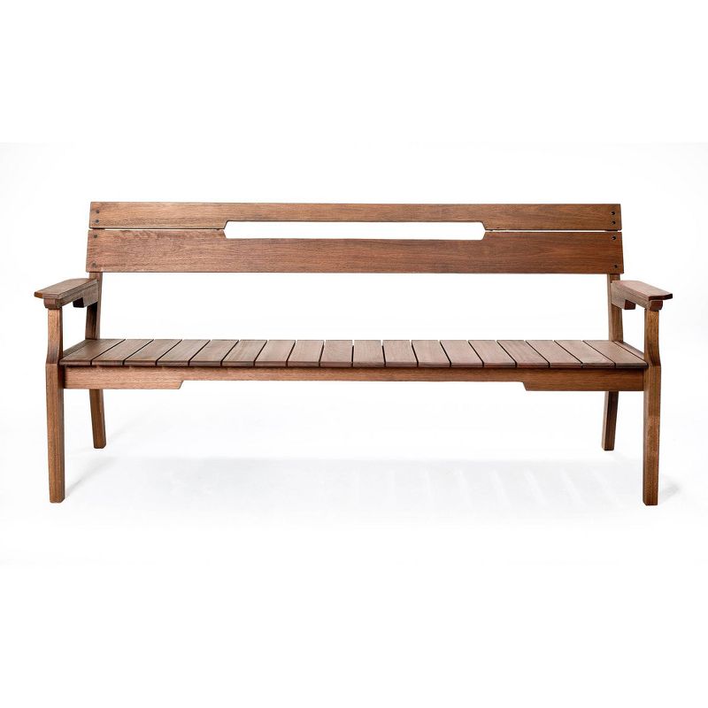 4pc Otero Eucalyptus Wood Outdoor Seating Set - Alaterre Furniture