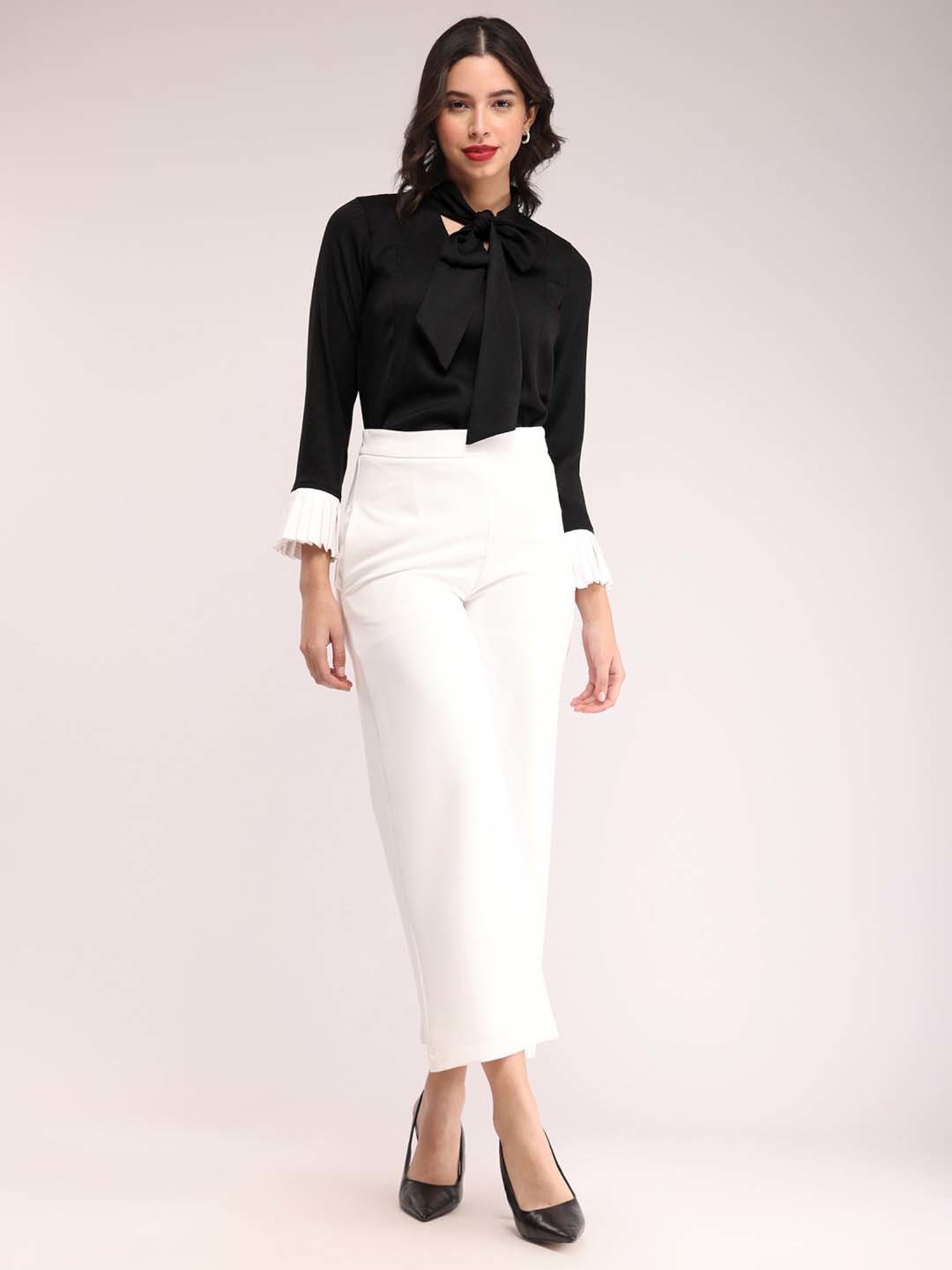 Fablestreet Black Relaxed Fit Top