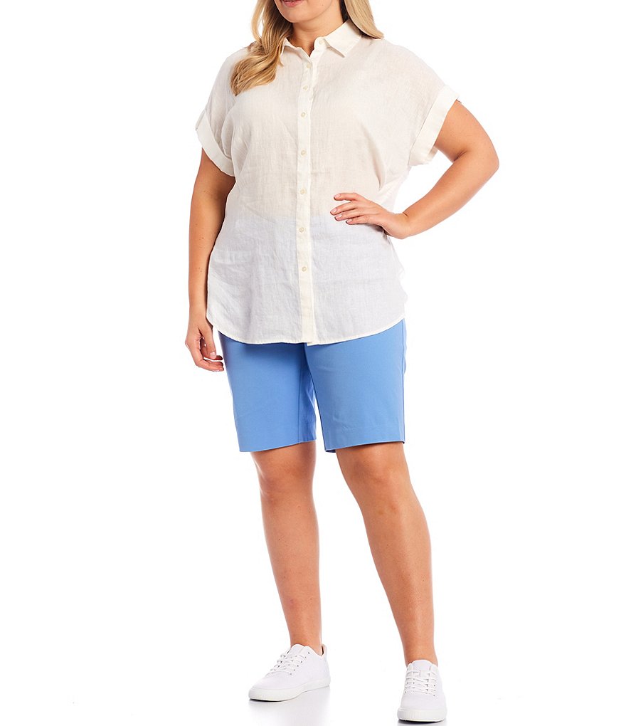Code Bleu Plus Size Chelsea Bermuda Shorts
