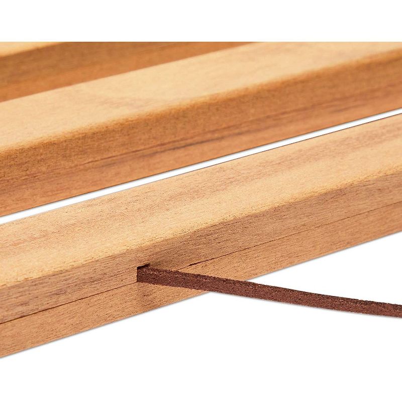 Okuna Outpost 2 Pack Wood Poster Hanger Frame, Magnetic Scroll for Wall (17 x 0.25 x 0.75 in)