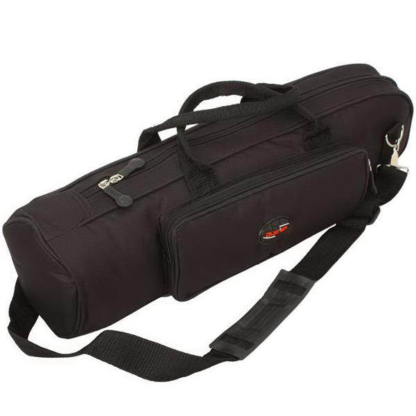 Senior Trumpet Gig Bag Case, Double Zippers and Adjustable Shoulder Strap