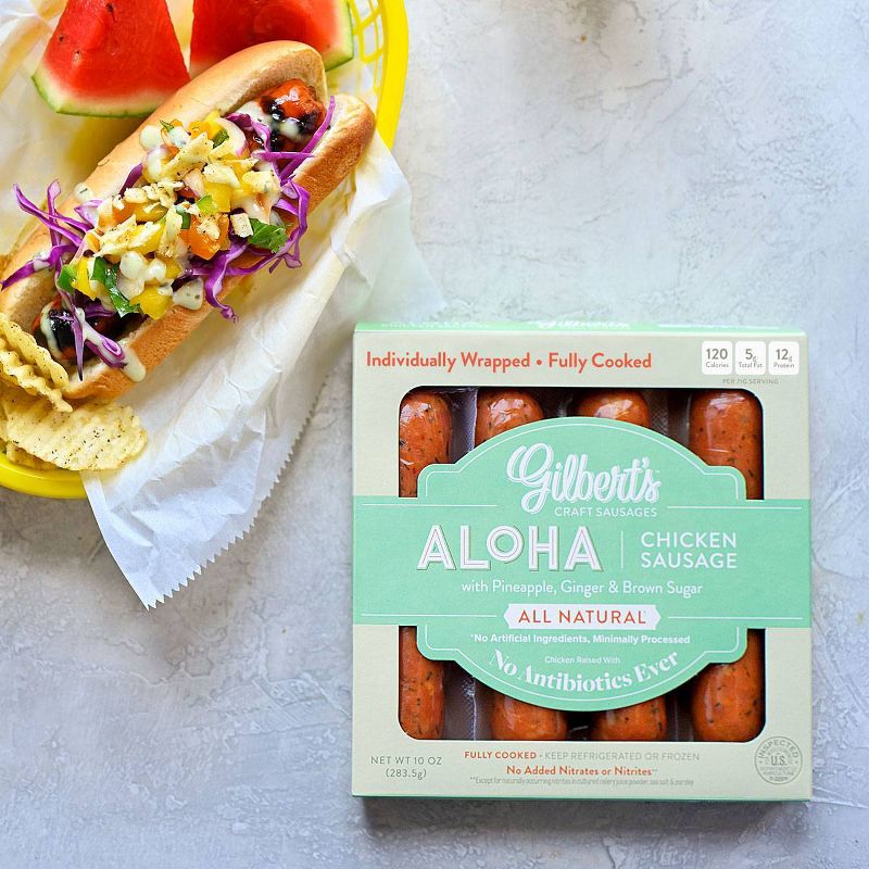 Gilbert's Craft Sausage Aloha Chicken Sausage - 10oz